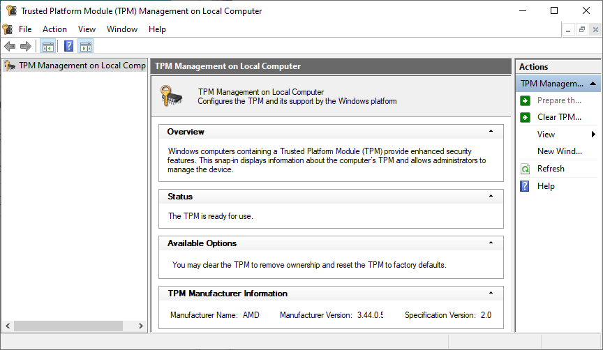 Enabling TPM and changing your Windows installation from Legacy to UEFI