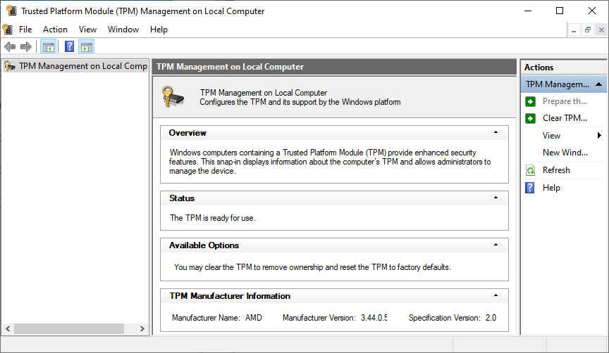 Enabling TPM and changing your Windows installation from Legacy to UEFI without re-installing