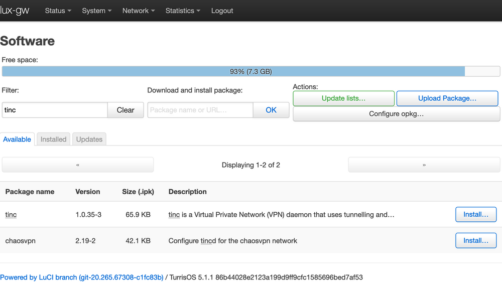 Настройка tinc vpn windows